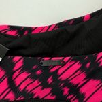 DKNY  Bikini Top Size Medium NWT Printed Square Neck Hot Pink Black Swim Sporty Photo 9