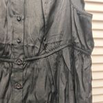 Torrid NWT Black Baby doll Poplin Button Down Top size 0 (12) Photo 2