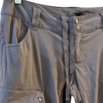 prAna  Women's Gray Convertible Cargo Hiking Pants Size 8 Casual Photo 1