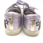 Kenneth Cole  Women Sneakers 8.5 Metallic‎ Lavender Floral Y2K Embroidered Casual Photo 4