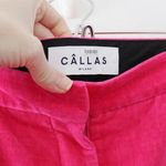 Callas Stella Cropped Trousers in Laundered Velvet Pink Size 38 Photo 15