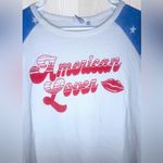 JUNK FOOD Women’s Casual Short Sleeve American Lover Graphic Tee Red Size M Photo 4