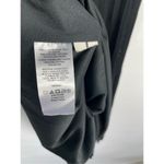 Ann Taylor Pointelle Flounce Black Sweater Dress Medium Photo 3