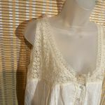 Victoria's Secret Vintage Gold Label Long White Nightgown 100% Cotton Medium Photo 5