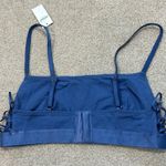 Aerie NWT Cotton Bandeau Bralette Women's Marbled Blue Size S Photo 3