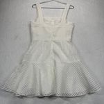 Amanda Uprichard  Annalise White Dress Fit Flare Party Cocktail Mini Dress Size M Photo 7