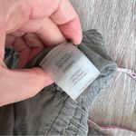 Universal Standard  easy pull on shorts green linen‎ blend Photo 7