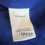 Ronny Kobo Womenâs Ranell Collared Long Sleeve Royal Blue Wrap Cutout Midi Dress Photo 9