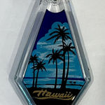 None 2.5" Souvenir Hawaii‎ Acrylic Palm Trees Beach Sunset Keychain Key Ring Fob Photo 0