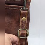 Myra Bag Temptation Cowhair Brown Leather Crossbody Bag Purse Rustic Western Photo 2