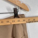 Style & Co  Linen Tiered Midi Skirt Women's 10 Tan‎ Beige A-Line Boho Summer Photo 4