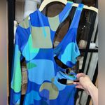 Oh Polly Bodycon Mini Dress Ask About Me cut out long sleeve asymmetrical ring Photo 3