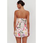 Selfie Leslie Entered The Chat Floral Strapless Mini Dress Photo 1