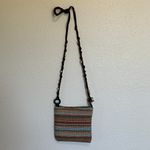 Sun 'N' Sand Accessories Portola Stripe Woven Crossbody Bag Brown Photo 1