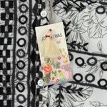 Johnny Was KANCHAI DRESS Size L Embroidered Floral Print Linen Blend Tunic Photo 8