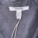 Splendid  Collection‎ Bailey Gray Long Sleeve Button Down Linen Shirt Top Womens Photo 7
