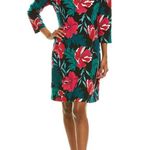 Tommy Bahama Stretch Knit Floral Tunic Dress in Darcy Blooms Size S NWT Photo 0