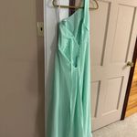 Chic One Shoulder Dress in Mint by [Brand] Green Size 4 Photo 1