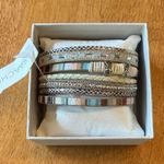 Western/BoHo magnetic cuff bracelet by SAACHI Tan Photo 0