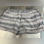 Caslon  Gray and Black Boho Linen Shorts - Size XL - EUC Photo 3