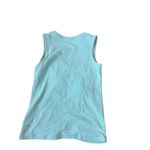 Athleta  Light Blue Ruched V Neck Tank Top Women's Size Small Athletic Workout Photo 1