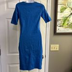 LuLaRoe  Cornflower “Julia” T-Shirt Simply Comfortable MIDI Dress- Small (4/6) Photo 4