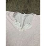 Vintage 1960s 1970s Light Pink Lace Trim Women's Night Gown Size Large Photo 2