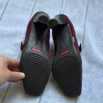 Aerosoles Burgundy Mules with Belt Strap Photo 4