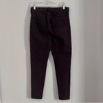 American Eagle Womens Size 8 HI RISE JEGGING Maroon Jeans Next Level Stretch Photo 3