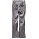 NWT The Gap SZ.26 High Rise Vegan Suede Retro ’70s Flare Jeans Pants Grey Gray Photo 12