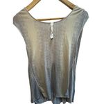 Lululemon Salutation To Savasana Tank Misty Stripe Burnout Cashew Ambient Grey Photo 11