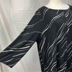 Alfani  Boat-Neck 3/4-Sleeve Printed Tunic Womens XL Classic Striped‎ Spring Photo 4