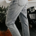 Abercrombie & Fitch Light Wash Curve Love High Rise Mom Jeans Photo 0