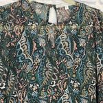 Veronica Beard  Denver green floral sheet silk dress 4 Photo 2