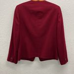 Pendleton Vintage  Wool Ruby Red Blazer 6 Photo 4