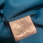 Maison Jules  Teal Blue Patterned Sleeveless V-Neck Knee-Length Fit & Flare Dress Photo 6