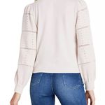 Splendid #179  LILIANA CREAM WHITE SAND SWEATER KNIT SLEEVES TOP SIZE MEDIUM Photo 1