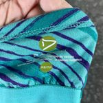 Dakini Blue Striped Racerback Sleeveless Activewear Dress Photo 3