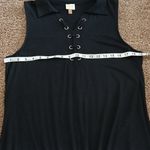 cupio black sleeveless tee shirt shift dress size XL Photo 8