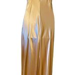 CHELSIA NITES 90’s cream spaghetti strap long maxi dress Size 6 Photo 3