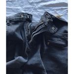 Balmain Vintage Paris Women’s Ribbed Knees Distressed Black Shorts Jeans Size 42 Photo 11