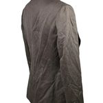 Marie Claire Paris Womens Brown One Button Notch Lapel Collar Blazer Jacket Sz S Photo 3