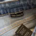 Vervet  Red Stripe Ankle Skinny Jeans Photo 3