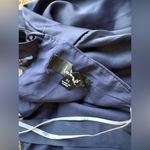 Lulus  Flirtatious Looks Navy Blue Tie-Strap Mini Dress With Pockets Photo 4