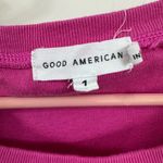 Good American  Fuchsia Ruched Tank Top Photo 1