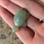 Artisan Jade Green Carved Genuine Stone Pendant Charm Figurine Photo 0