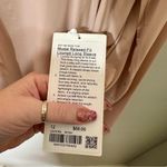 Lululemon  Modal Relaxed Fit Long Sleeve Shirt Misty Shell Size 12 NWT Photo 9