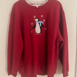 Hasting & Smith Red Penguin Sweater Photo 0
