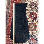 Izzy & Jae Strapless Black Glitter Sequin Party Cocktail Dress Small USA Photo 1