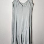 WAYF Clayton Asymmetrical Slip Dress Light Blue size M NWT Photo 7